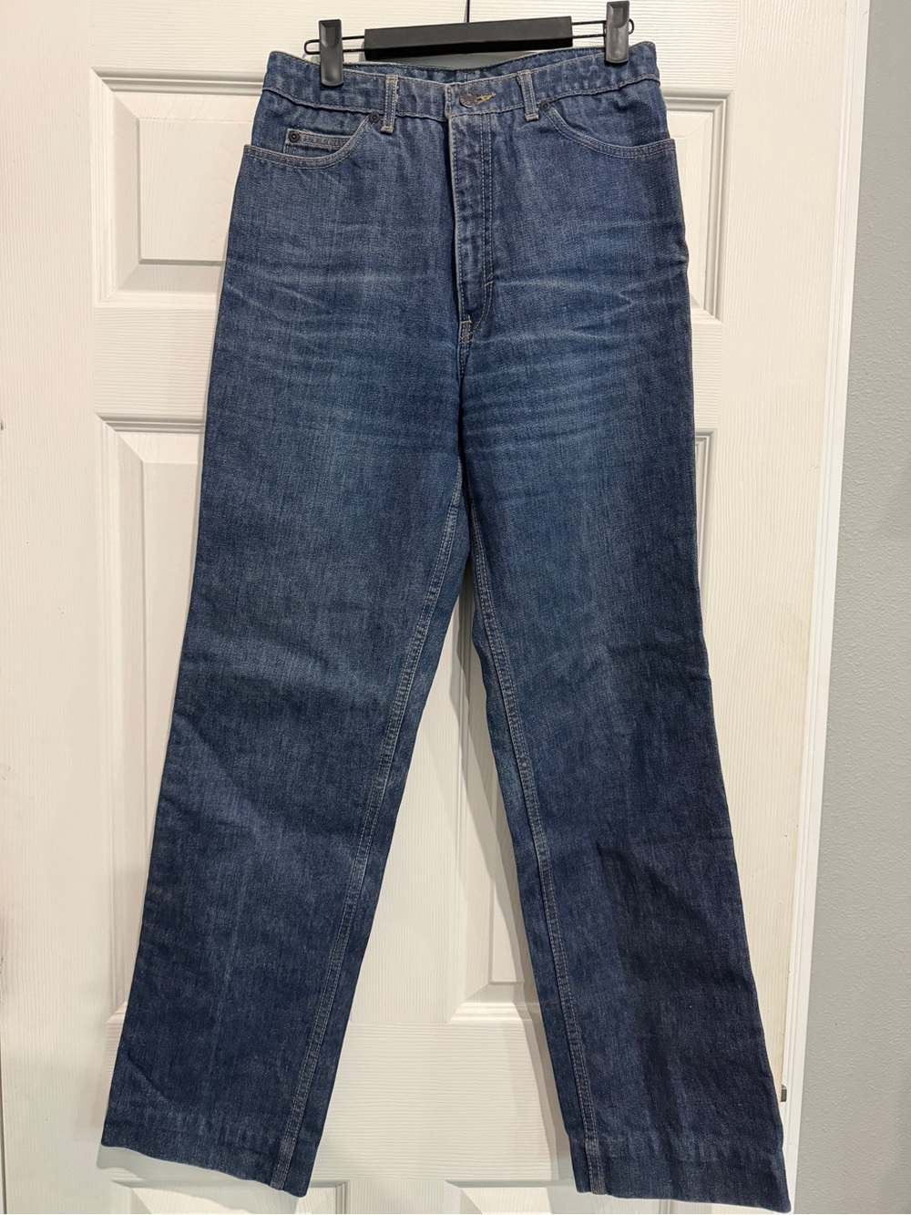 Vintage Calvin Klein Dark Blue High Waist Straight-Leg Jeans